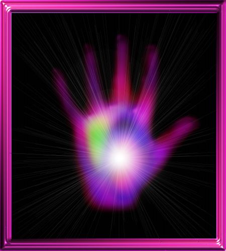 Healing Hands Illustration for Energy Healing Section