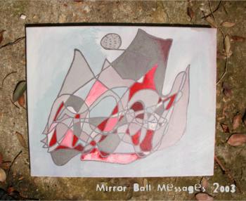 Mirror Ball Messages by Silvia Hartmann (and a sun spot) 2003