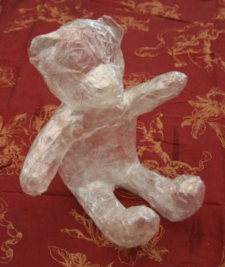 Teddy Bear Skin Sculpture by StarFields