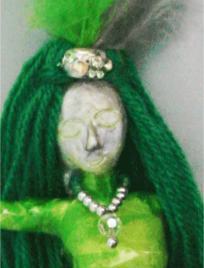Close up Das Wellenkind Art Doll by StarFields