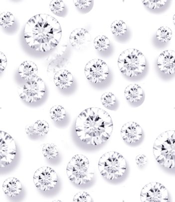 Diamond White Seamless Background Tile