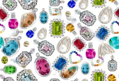 Diamond Jewellery Jewelry Seamless Background Tile