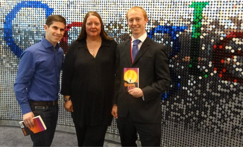 Stephen Rosenthal, Silvia Hartmann & Alex Kent @ the Dragon Lords launch at Google UK in London